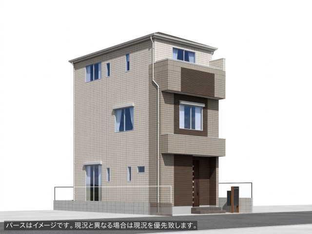 北区岩淵町 限定1棟の完成予想図|駅徒歩2分！！
好立地に誕生いたします
(イラストは図面を基に起こしたもので実際のものとは多少異なる場合がございます)