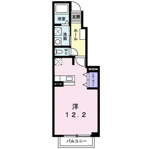 エヴァーグリーンＢ棟の間取り