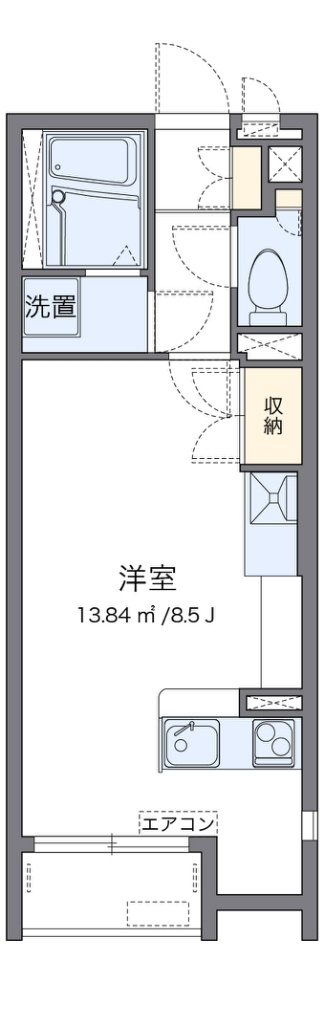 レオネクストアミーゴ の間取り