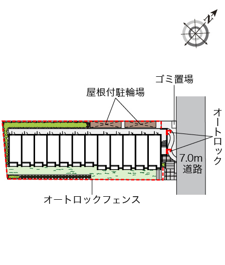 レオネクストアミーゴ の区画図