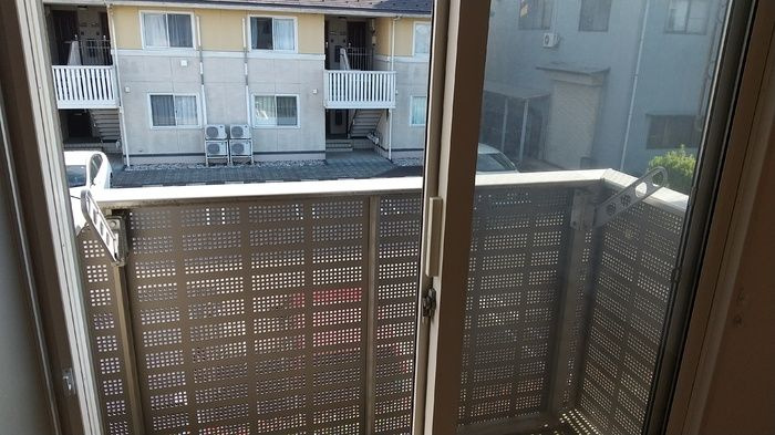 D-roomアンのバルコニー