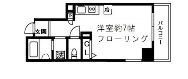 メゾンアワジⅡの間取り|間取りです。