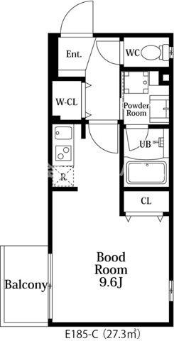 ＰＡＲＫＳＩＤＥ　ＲＥＳＩＤＥＮＣＥ　ＧＹＯＴＯＫＵ(E-185)の間取り