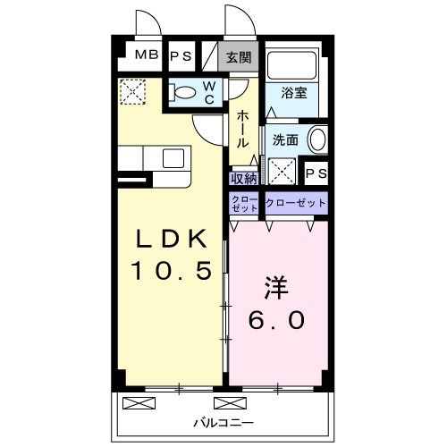ラグナ蒲田本町の間取り|間取りです。