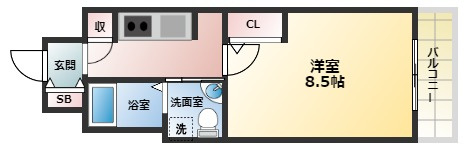 セレニテ西宮本町の間取り