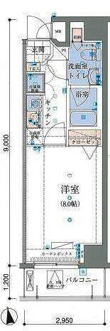 リヴシティ新御徒町の間取り