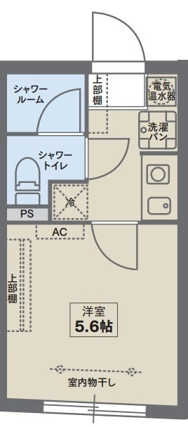 ＣＯＣＯＦＬＡＴ西大井の間取り|間取りです。