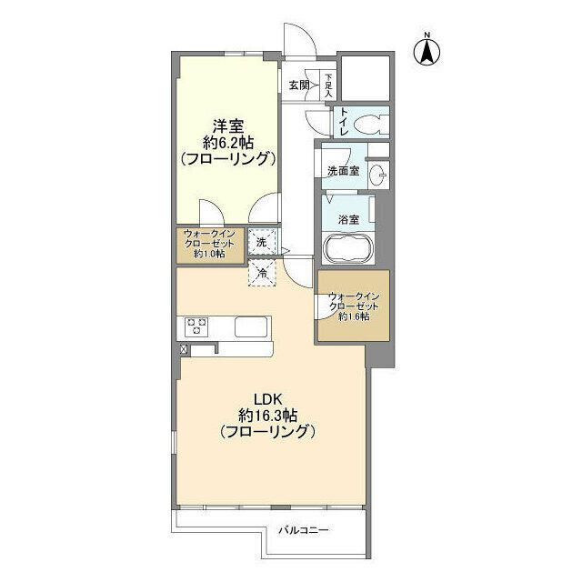 マンション雅叙苑１号棟の間取り