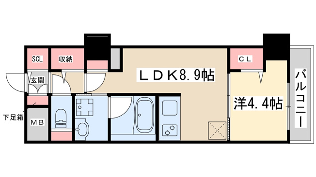 【間取り】 | グランセジュール江坂