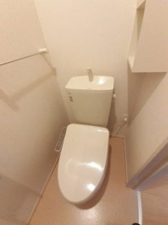 【トイレ】 | グランディールＡ | 落ち着いたトイレです