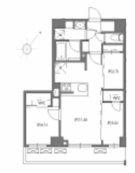 【間取り】 | ジニア西馬込アジールコート