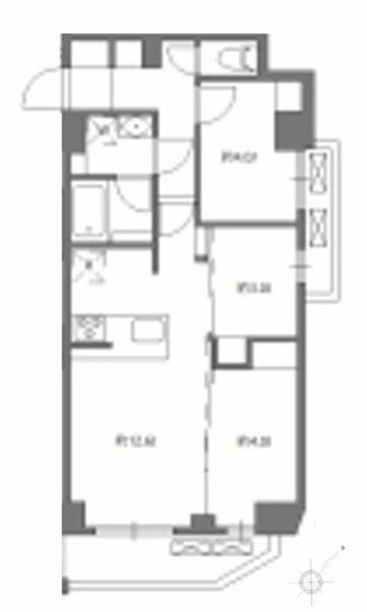 【間取り】 | ジニア西馬込アジールコート