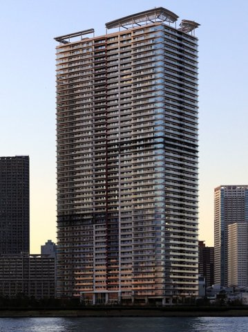 中央区晴海２丁目の賃貸マンションの外観