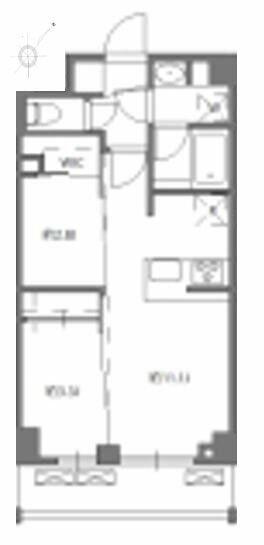 【間取り】 | ジニア西馬込アジールコート