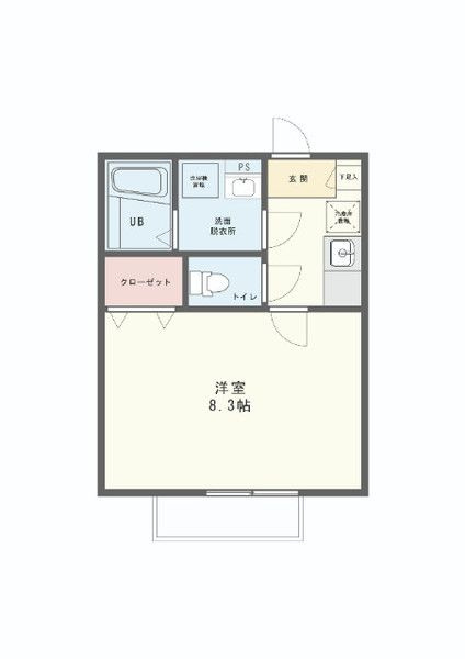 クレフラスト北小金Ｂの間取り