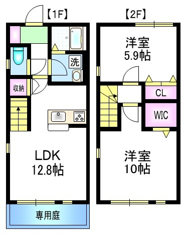 sophiaの間取り|★メゾネットタイプ★