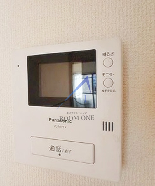 リバーサイドテラスのセキュリティ|モニター付きインターホンです。