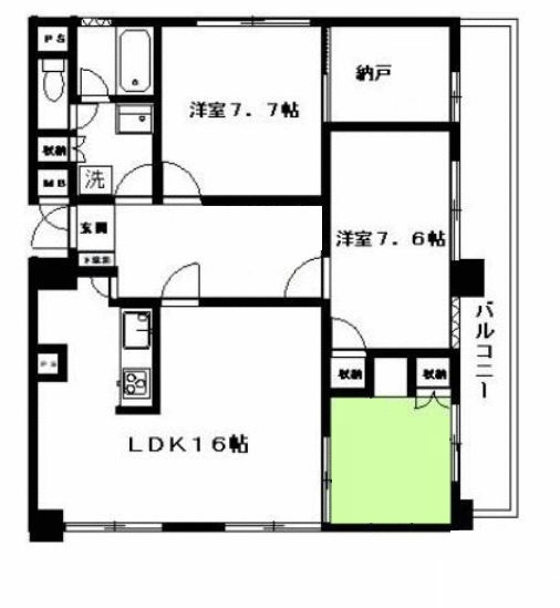 リバーサイドテラスの間取り|間取りです。