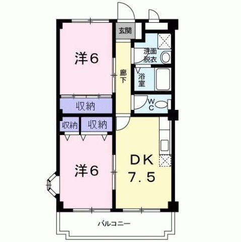 イーストサイド６３の間取り