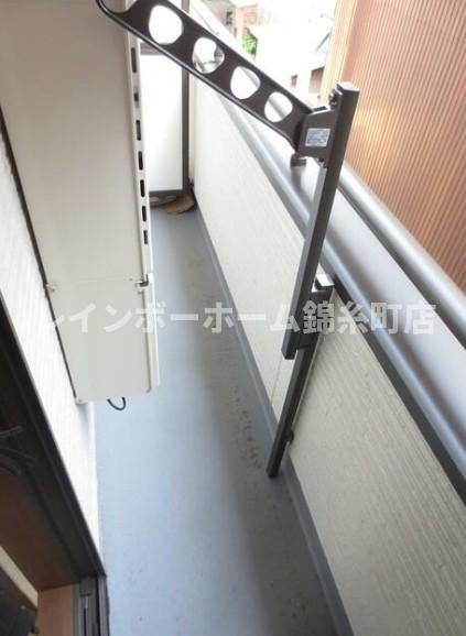 ベルフォートのバルコニー|※別部屋参照写真です。