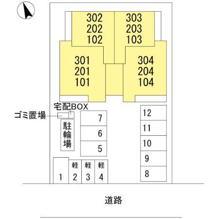 セレーノ コートの区画図
