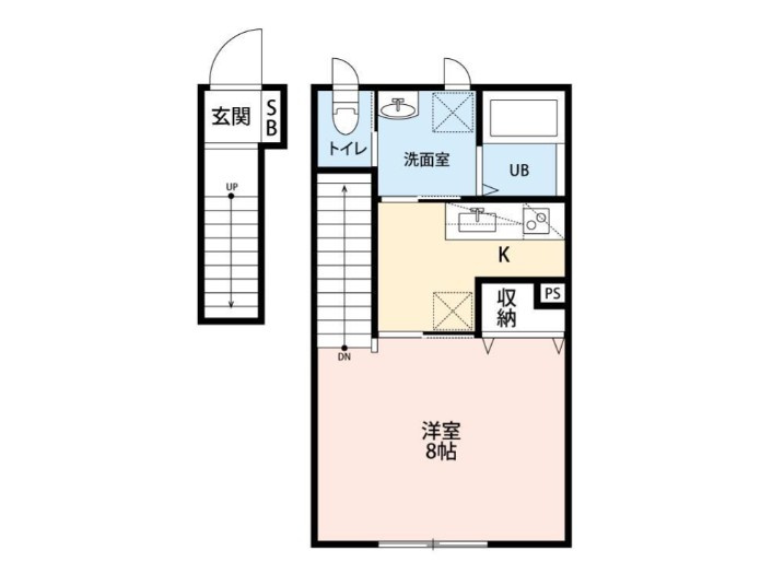 クレールヒガシフナバシの間取り