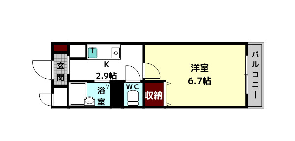 グレイスフローラ富雄の間取り