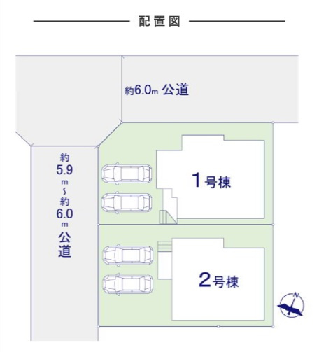 船橋市高根台４丁目１４期の区画図