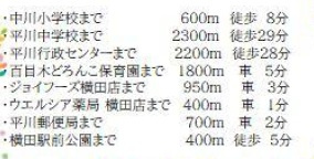 袖ケ浦市横田の周辺