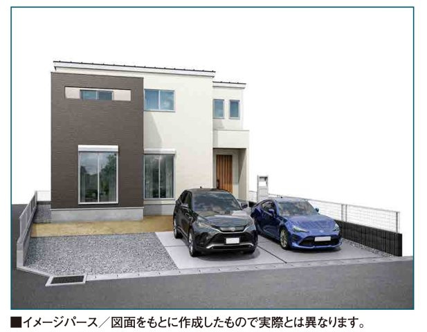 リナージュ ネクスジー 徳島市国府町01期の完成予想図