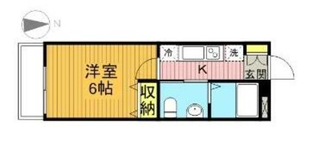 西東京市新町１丁目のアパートの間取り