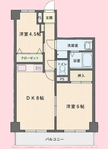 センチュリー吹上の間取り