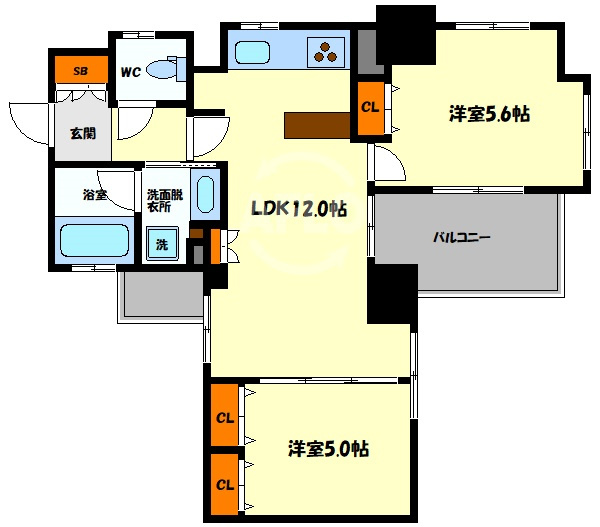 CONOE本町通の間取り|CONOE本町通（コノエ本町通）　間取り