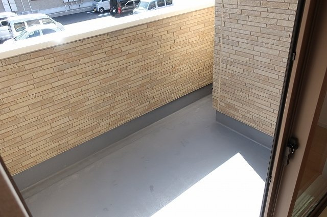 ベランジュ後田　Ｂのバルコニー