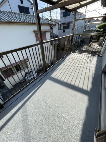 堺市中区深井北町52-54のバルコニー|陽当たり良好なバルコニーです