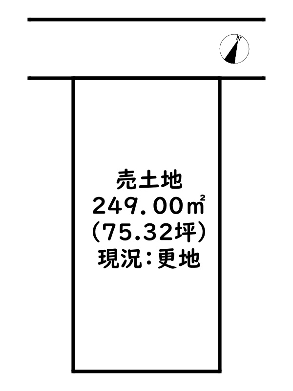 姫路市網干区浜田/売土地の土地図
