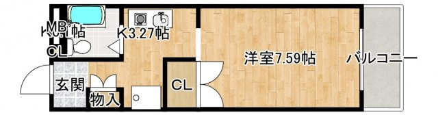 ウエストロッジの間取り