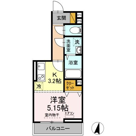 Klein Kirscheの間取り
