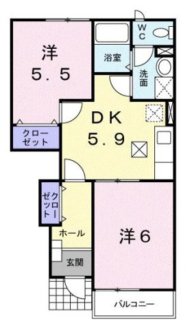 【間取り】 | ルーナⅠ