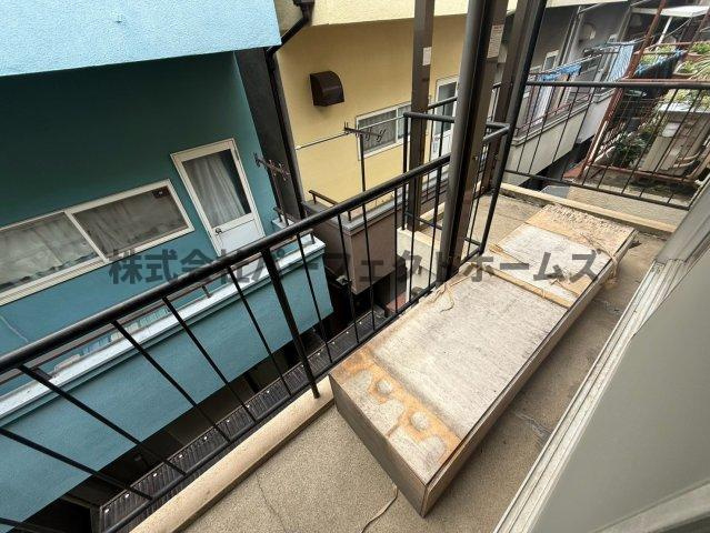 点野1丁目戸建　賃貸のバルコニー|落ち着いた時間を過ごせるバルコニーです