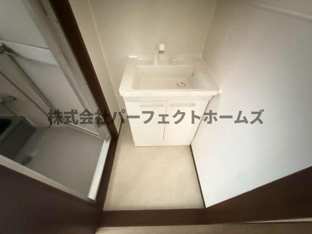 点野1丁目戸建　賃貸の洗面所|洗面所です