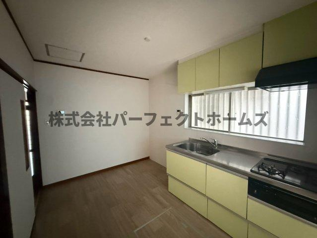 点野1丁目戸建　賃貸のキッチン|ダイニングキッチンです