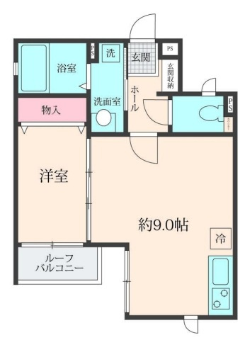 サンパティークの間取り|間取りです。