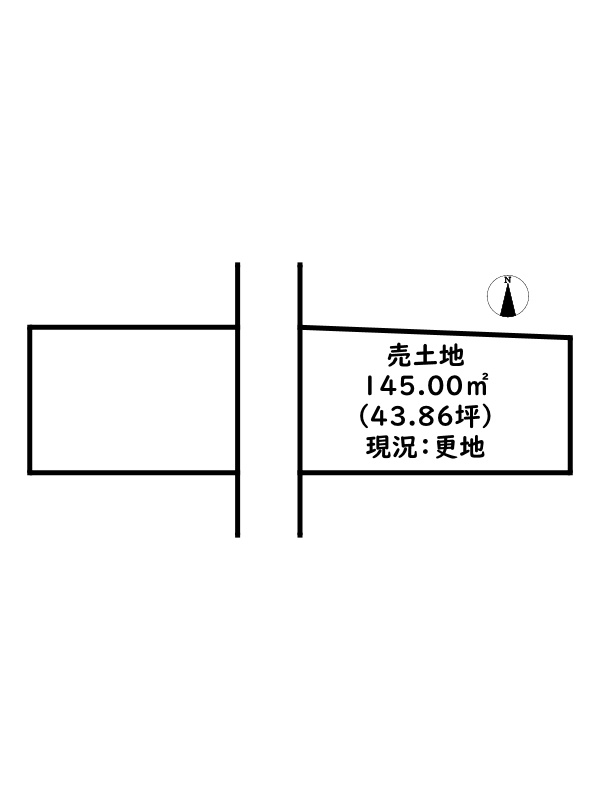 姫路市網干区浜田/売土地の土地図