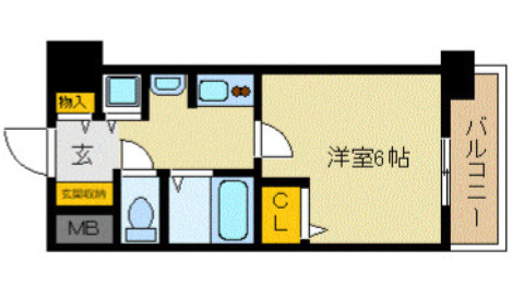 【間取り】 | プレサンス東本町