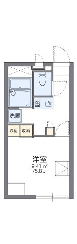 レオパレスノースブライトの間取り
