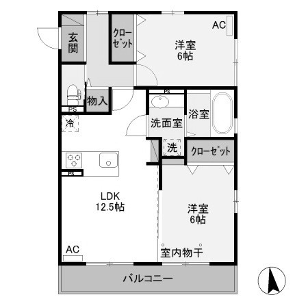 【間取り】 | リッフェル高崎 