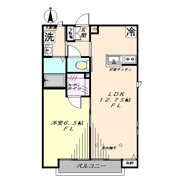 グランソレイユの間取り