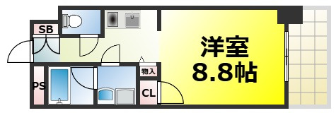 【間取り】 | パークハイムうつぼ 仲介手数料無料