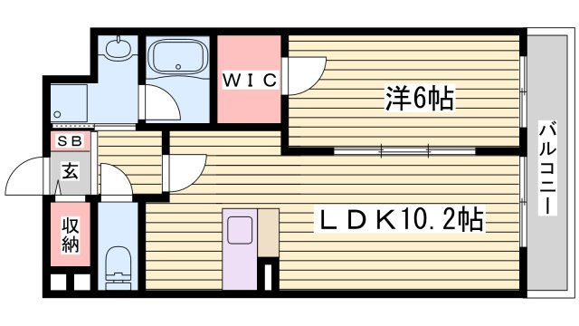 マンションレオーノの間取り